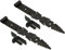 KOTARBAU® Lot de 2 Charnières de Porte en Fer Forgé Avec Gonds - 400 mm - Ferrure Inoxydable - Revêtement Par Pulvérisation