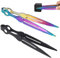 Shisha Zange Set 2 Stück, Shisha Zange Edelstahl Metall Shisha Zange, Tabak Zange Shisha Tabak Zange, Shishazange Wasserpfeifen Kohlezange, für Charcoal Bar Shisha Pipe Zubehör Charcoal Clip