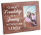 FINGERINSPIREine wahre Freundschaft ist eine Reise ohne Ende Bilderrahmen aus Holz für den besten Freund 10x15cm einzigartiges Geburtstags Fotorahmen Geschenk Abschlussgeschenke Abschiedsgeschenke