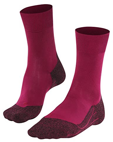 FALKE Damen Laufsocken RU4 Light Performance W So Lyocell Funktionsmaterial antiblasen 1 Paar, Rot Rose 8564, 41-42