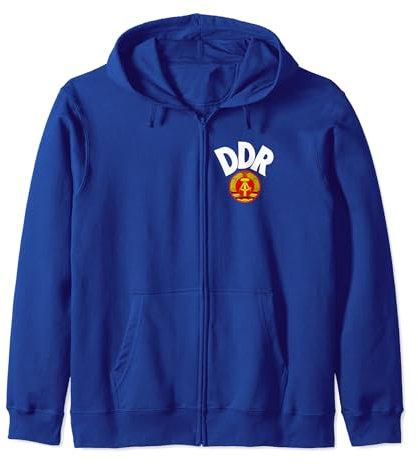 DDR Trikot Nationalmannschaft 1974 Fussball Ostalgie Ossi Kapuzenjacke