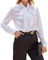 MINTLIMIT Women's Silk Blouses Long Sleeve Satin Button Down Shirt Work Office Elegant Bow Tie Neck Silk Shirts Ladies Top White