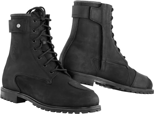 Bogotto Nashville WR 2.0 wasserdichte Motorrad Stiefel, schwarz, 38 | Wasserdicht