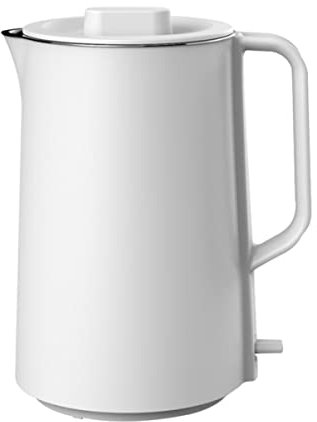 FairUo Kettles, Pour-Over Kettle, Temperature Variable Kettle for Coffee Tea Brewing, 1.5L Stainless Steel Kettle,Double Wall Cool Touch Tea Kettle Water Boiler with Boil Dry Protection/White/20*25*15