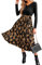 CUPSHE Women's Maxi Dress V Neck Long Sleeve Tie Belt A-Line Casual Dress Party Cocktail Midi Skater Dress Yellow Floral XL