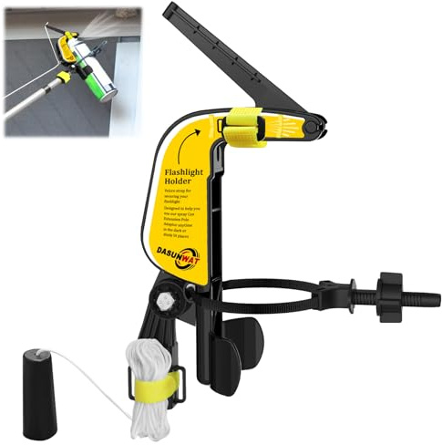Dasunwat Sprühdosen-Verlängerungsstangenadapter, Einstellsprüh-Halterungsadapter für Wespen/Hornisse/Bienen-Spray, Lange Reichweite, Sprühfarbe, Fensterreiniger, Baumbeschneidungsspray,