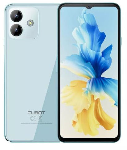 Cubot Note 40 – 6,5-Zoll-HD+-90-Hz-Smartphone, 6 GB und 256 GB, 50 MP Dual-Kamera, 5200 mAh Akku, Android 13, OctaCore-Prozessor, Blau