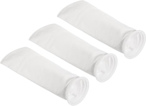 PATIKIL 6 Inch Ring Filter Socks, 3 Pack 50 Micron Mesh Bags Pool Skimmer Basket