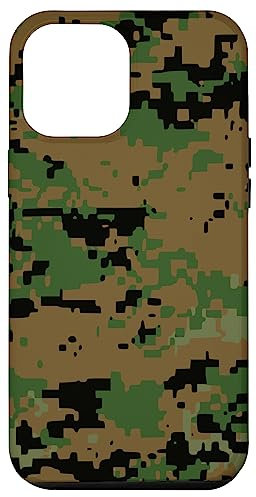 Hülle für iPhone 14 Pro Max Digital Woodland Camo – US Army Military Camouflage Case