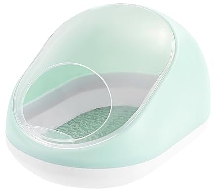 Maison pour hamster | Boîte de baignoire pour chinchilla | Boîte de bain en sable transparent pour petits animaux – Habitat transparent pour cage de hamster