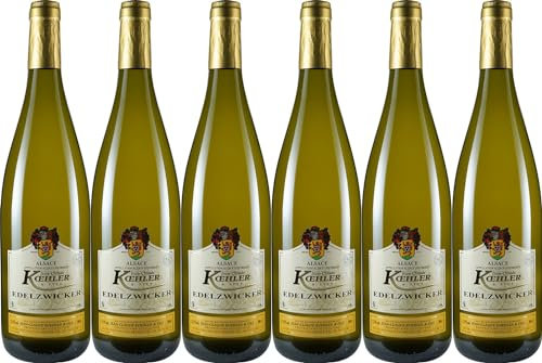 Domaine Jean-Claude Koehler et Fils Edelzwicker Alsace AOP 2021 Trocken (6 x 0.75 l)