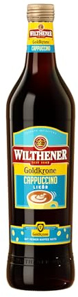 WILTHENER Goldkrone Cappuccino I Likör für Kaffee-Genießer I 28% vol. I 0,7 l