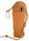 BONKZEBU Corde d'escalade de 30 M, Corde en Polyester Extérieure de 12 Mm de Diamètre, Corde de Survie de sécurité avec 2 Crochets en Acier, pour Corde D'évacuation Extérieure (Orange)