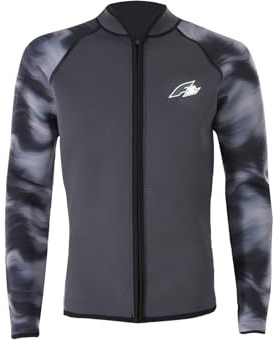 F2 Herren Neopren Oberteil Wave Jacket 2,5mm XS-XXL Größe wählbar Anthrazit