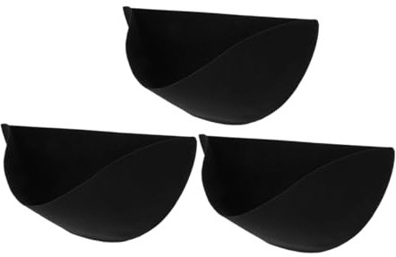 Milisten 3piezas Forro De Maceta De Fieltro para Plantas Forros De Reemplazo De Cestas Colgantes Media Ronda De Interior y Exterior para Jardinería y Decoración De Espacios