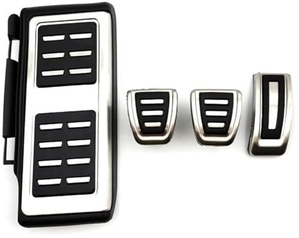 Auto Bremspedal Autopedale Für V&W Für T&iguan Für Troc Für Tcross AD BW 2017 2018 2019 2020 2021 2022 Bremsbeschleuniger Anti-Rutsch-Pedal(4pcs)