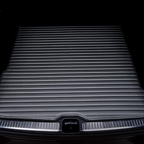 GFFLH Auto Leder Kofferraumwanne für BMW M2 F87 M3 E90 E92 E93 F80 M4 F82 F83 M5 E60 F10 F90 M6 E63 E64 F06 F12M F13M, Wasserdicht Antirutsch Kofferraum Schutzmatte Innenmatte Zubehör,B-Black
