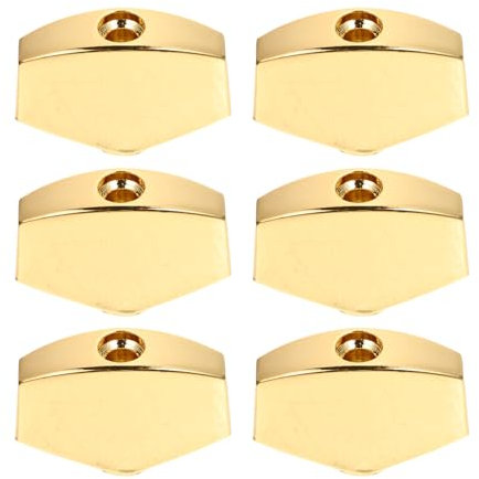 JOINPAYA 6 Sets String Locking Handles Guitar Tuners Caps Acoustic Guitar Tuning Handles Lock String Functions