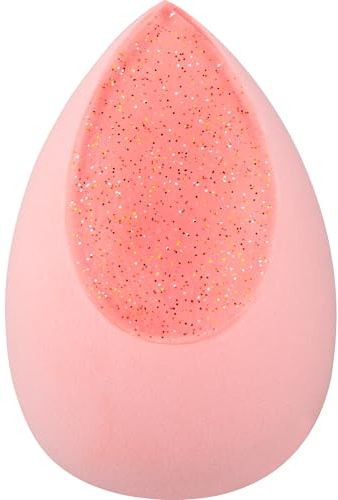 essence Disney THE LITTLE MERMAID 2-in-1 make-up sponge Nr. 01 Pink 1pcs | 2-in-1 Make-up-Schwamm, Makelloses Verblenden, Hauch Glitzer