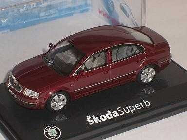 Abrex ?Koda Superb Super B Red Sensual Metallic 143ab003ba 1/43 Modellauto Modell Auto