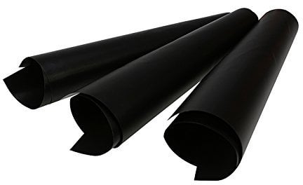X3 Heavy Duty, Reusable, Non Stick Oven Liner, Black, 40cm X 50cm Suitable for All Ovens