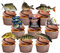 AK Giftshop PRE-CUT Fishing Party Pack - Edible Cupcake Toppers/Cake Decorations (Pack of 36)