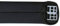 HKM 6281 Softoprensattelgurt, Sattelgurt Softopren Rollenschnallen, Schwarz, 95