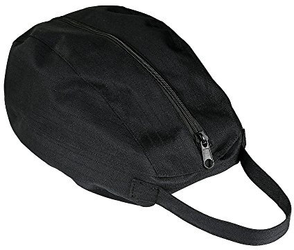 Basic Helmtasche, einfache Aber robuste Reithelmtasche, Tasche für den Reithelm, Farbe:Schwarz