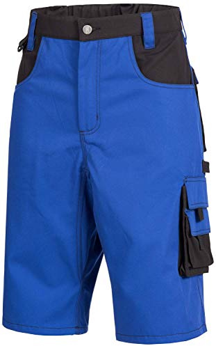 Nitras Motion Tex Plus 7601 Arbeitsshorts - Shorts für die Arbeit - 35% Baumwolle - Blau - 66