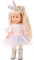 Götz 1813032 Just Like me - Mia als Einhorn Puppe - 27 cm große Stehpuppe mit extra Langen blonden Haaren, blauen Schlafaugen in einem 7-teiligen Set