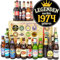 Legenden 1974/24 Biere aus der Welt / 50. Geburtstags Geschenk für Sie/Bier Geschenk Adventskalender 2024 2025