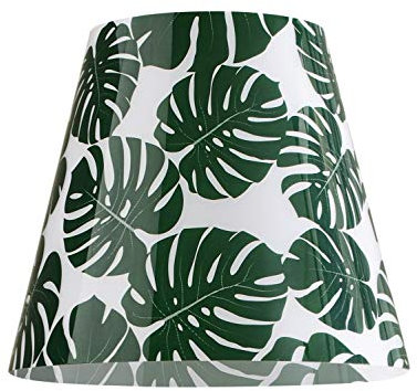 Green Jungle Design-Lampenschirm grün rund