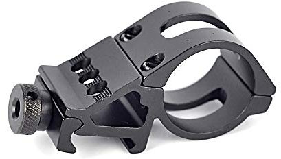 BigTron 1 Offset Picatinny Rail Mount for Flashlights Scopes QD Military Gear, 1 set
