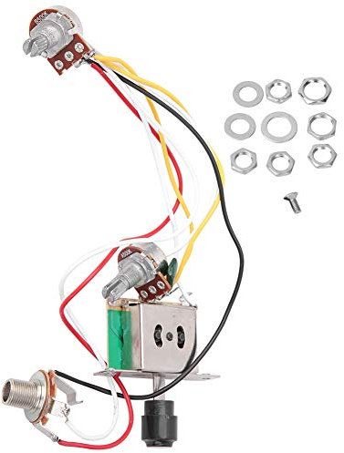 Bnineteenteam 250K E-Gitarren-Kabelbaum-Set 3-Positionen-Schaltsteckdose Musikinstrumentenzubehör Zubehör Für Musikinstrumente