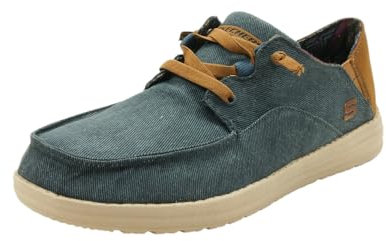 Skechers Relaxed Fit Melson Planon, Zapatos Hombre, Navy, 41 EU