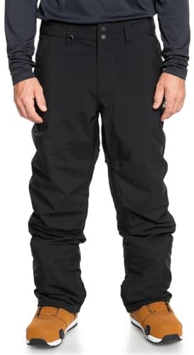 Quiksilver Estate-Pantaloni da Snowboard da Uomo, True Black, XS