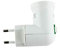 Suporte de lâmpada com interruptor E27 branco, adaptador de tomada europeu com interruptor de ligar e desligar, casquilho E27