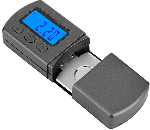 Hochpräzise Mini-Digital-Plattenspieler-Stylus-Force-Waage 5g Mini-Digital-Stylus-Force-Scale-Manometer Armlastmesser Tragbare Digitalwaage für Schmuck Gold