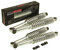4 x Stoßdämpfer Chrom Tieferlegung Set 280mm + 300mm - Simson Schwalbe KR51 Mofa Moped Mokick (28cm + 30cm)
