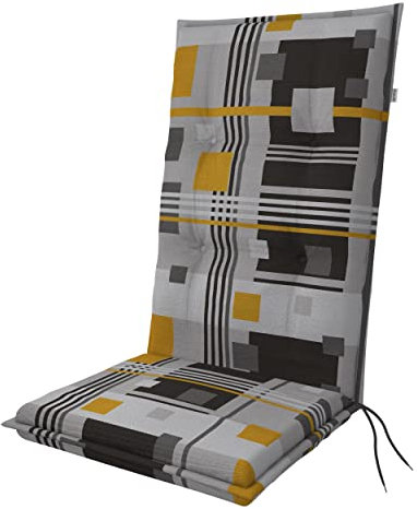 Doppler / Hochlehner Living/Gartenstuhlauflage/Hochlehner/Quadrat Orange/ca. 119 x 48 x 6 cm