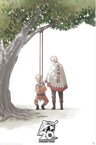 Naruto Shippuden - 20 Years Anniversary- Manga Anime Poster Grösse 61x91,5 cm