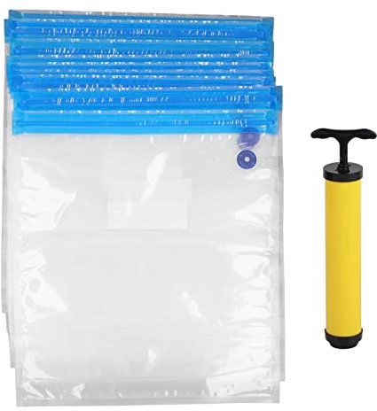 10 Stück 3D Drucker Filament Vakuum Kompression Kit 34x30cm Vakuum Trockenbeutel mit Hand Pumpe, Vakuumversiegelte Tasche für 0,5kg 0,75kg 1kg 2kg und 1,75mm 2,85mm 3mm Verbrauchsmaterial
