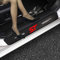 4 Pièces St Line Protection Seuil de Porte de Voiture pour Ford Focus Fiesta Mondeo Escape Edge Ecosport Kuga Autocollant en Cuir de Fibre de Carbone Plinthes pour Auto Red St
