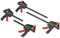 TOOLCRAFT TO-7870761 Serre-Joint à Une Main, Lot de 4 (15 cm et 30 cm) Envergure Max.:300 mm Longueur: 300 mm, 450 mm M