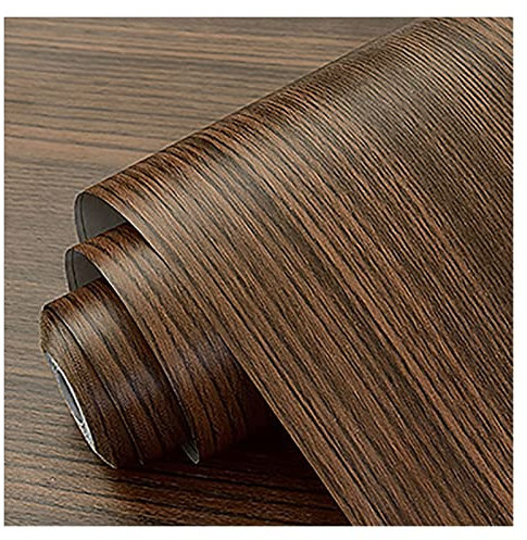 Nussbaum, entfernbares Holzkontaktpapier, 196,85 x 23,62 Zoll, abziehbare und aufklebende Tapete, selbstklebende Tapete, dekorative Wandverkleidung, Holzpapier for Arbeitsplatten, Möbelschränke