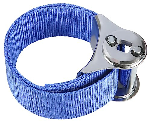 LUTER Oil Filter Strap Wrench, Heavy Duty Oil Filter Wrench Universal Adjustable Multifunctional Oil Filter Removal Tool for Maximum 150mm Oil Engine Filters Conduit Fittings