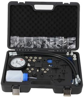 ECUTEE 2000bar Common Rail Diesel High Pressure Tester Kit with Injection Pipe Blank Testing, For Engine Cranking/Running Pressure, Max Pump Pressure, Pump Pressure Regulator, Injector Leakage Test