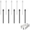 Jinpojun 10 Pièces Pointes de Remplacement pour Samsung Galaxy S6/S6 Lite/S7/S7+/S8/S8+/S8Ultra/S21Ultra/S22Ultra/S23Ultra/ Note10/Note20, Écran Tactile Stylet S Pen Tips + Outil (Noir et Blanc)