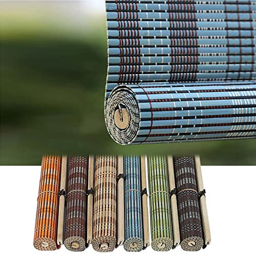 Stores romains en bambou de taille personnalisée pour décoration intérieure et extérieure, jardin, tonnelle, terrasse, pare-soleil, rideaux d'intimité