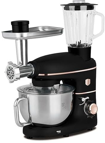 Berlinger Haus Black Rose Collection BH-9534 Robot de cuisine avec broyeur et mixeur 1500 W